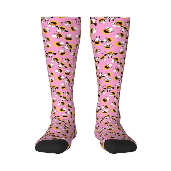 Naloa Funny corn spider web A Knee Socks, High Socks Long Stretchy Sock Women Knee High Stocking, Long Socks for Women