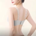 thumbnail image 6 of CFLVAEK Bras for Women No Underwire Full Coverage Everyday Bra Comfort Push Up T Shirts Bralettes Adjustable Straps Bras Gray S, 6 of 6