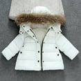 thumbnail image 5 of Esaierr 6 Months-7 Years Baby Girls Cotton Hooded Jacket Coats for Baby Toddler,Warm Windproof Coats Jacket,Fall Winter Coats Outwear Clothes, 5 of 7