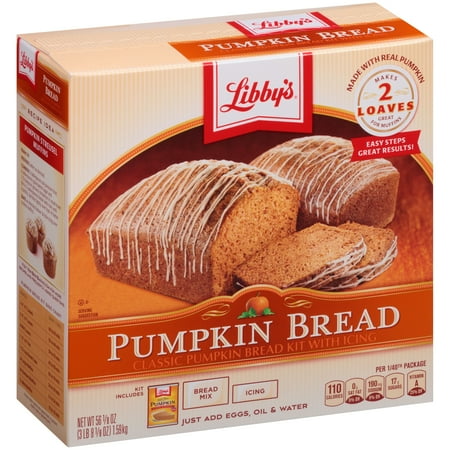 Libby's Classic Pumpkin Bread Kit with Icing 56.1 oz. Box