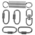 thumbnail image 5 of Raindrops  Hammock Spring Accessories Porch Swing Hanging Hardware Child Silver, 5 of 8