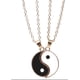 thumbnail image 1 of Collar con colgante de Yin y Yang de Taiji Bagua con costura de mejores amigos, 1 of 4