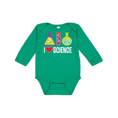 

Inktastic I Love Science Chemistry Teacher Gift Baby Boy or Baby Girl Long Sleeve Bodysuit