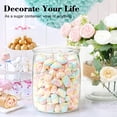 thumbnail image 6 of 2 Pack Cookie Jar, 1 Gallon Glass Jar with Airtight Lids - Large Wide Mouth Mason Jar for Kitchen Pantry& Laundry Room, Glass Apothecary Canisters Sets for Candy, Flour, Rice, Coffee, Display, 6 of 8