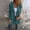 Dark Green, variant on Women's Trench Coat Elegant Plain Warm Transition Coat Winter Jacket Long Sleeve Autumn Winter Women's Jacket Lapel Coat Womens Casual Coats And Jackets Ll Womens Casual Anorak Jacket Casual Women