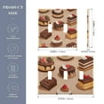 thumbnail image 2 of Yayeee Toggle Light Switch Wall Plate 3-Gang 6.37"x4.48" Decorative Outlet Cover, Creamy Cake, 2 of 7