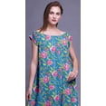thumbnail image 4 of Bimba Vêtements de Nuit pour Femmes Chemise de Nuit Imprimée Robe Longue Maxi en Rayonne, 4 of 4