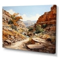 thumbnail image 2 of Designart "Endless Journey Through the Canyon" Landscapes Canvas Print, 2 of 5