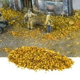 thumbnail image 4 of Langgg Modèle de Feuille Tombée Miniature Matériau de Construction Décorations Jaune, 4 of 9
