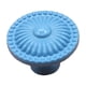 thumbnail image 1 of Pomo redondo de cerámica para puerta, cajón, armario, muebles, tirador, herrajes (azul), 1 of 3