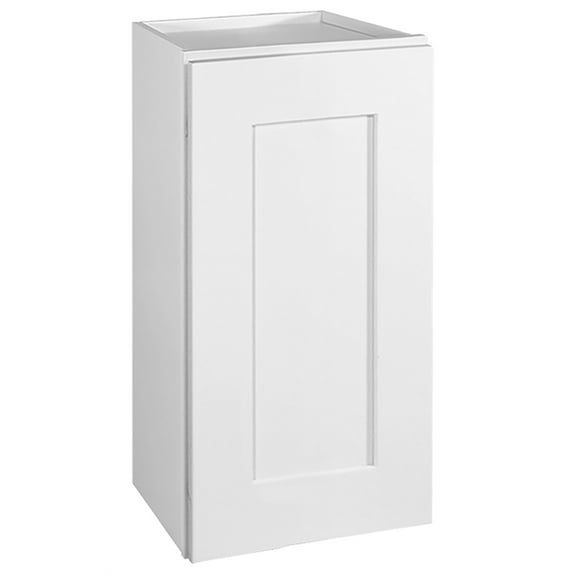 Design House 613331 Brookings Fully Assembled Shaker Style Tall Wall Kitchen Cabinet 12x24x12, White