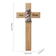 thumbnail image 4 of Cruz de madera para niño pequeño orando, cruz de bendición de madera, decoración navideña, manualidades, regalos para recién nacidos o niños, 4 of 5