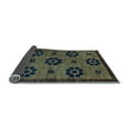 thumbnail image 2 of Ahgly Company Indoor Square Abstract Light Blue Modern Area Rugs, 6' Square, 2 of 4