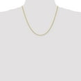 thumbnail image 2 of 14k Yellow Gold 2mm Plain Solid Rope Chain w/ Lobster Clasp 20", 2 of 5