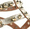 Gold, variant on PORTLAND by Portland Boot Company Women's Studded Gladiator Sandal