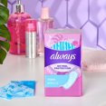 thumbnail image 4 of Always Thin No Feel Protection Daily Liners, Regular Absorbency, Unscented 216 count, 4 of 7