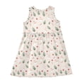 thumbnail image 3 of Girls Dress Candies Snowman Tree Sleeveless Dress for Girls Hem A-Line Casual Sundress, 3 of 7