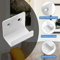 thumbnail image 3 of Uxcell 10 Pcs Soporte de Azulejos de Acero Inoxidable Blanco Ancho Interior 0.79", 3 of 7