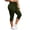 01-Army Green, variant on Yutgune Women's Ruched Capri Yoga Pants Elastic Waist Stretch Workout Leggings Summer Casual Gym Tights