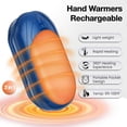 thumbnail image 2 of Calentadores de manos UNIHAND AI recargables, 6000 mAh, paquete de 2 unidades, color azul, 2 of 7