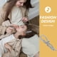 thumbnail image 1 of FUTUREORYY Accesorio De Metálico Con Moño Y Pedrería Para Estilizar Fino, 1 of 8
