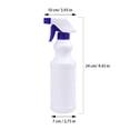 thumbnail image 4 of 4 frascos pulverizadores industriales de 500 ml (16 oz) vacíos de plástico, a prueba de fugas, resistentes a productos químicos, para diluir líquidos, productos de limpieza con alcohol., 4 of 8