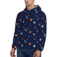 thumbnail image 3 of Cauagu Space Galaxy for Men's Pullover Hooded Sweatshirt Athletic Casual Hoodie Aautumn Hoodie Sweatshirt for Men Pullover Casual Hooded Sweatshirt-4X-Large, 3 of 7