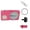 Rose red, variant on MOMOJIA Pocket Size Magnetic Fill Light Photography Live Broadcast LED Selfie Rings Lamp Multifunctional Phone Accessory
