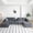 Grey, variant on Vanress 125 Inch Oversized Modern Cloud Couch, Modular Sectional Sofa Couch for Living Room, U Shape Couches with 2 Ottomans, USB Ports and Cup Holders, Corduroy Boneless Sofas, Orange
