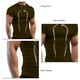 thumbnail image 4 of Camiseta deportiva para hombre, camiseta de entrenamiento transpirable, manga corta con estampado bonito para gimnasio, 4 of 5