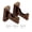 Type A Brown, variant on Baseball Bat Wall Mount Rack Baseball Bat Horizontal Rack Brackets Wall Mount Hockey Display Case with Felt Liner