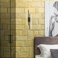 thumbnail image 4 of RUNROTOO Mirror Lighting Wall Light Black PVC Bedroom Minimalist 1Pack, 4 of 8
