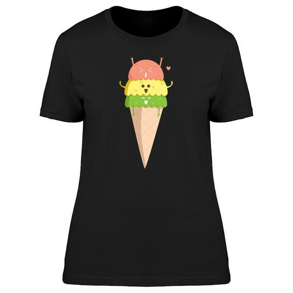 Cool Rastafari Triple Ice Cream T-Shirt Women -Image by Shutterstock, Female x-Large