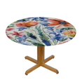 thumbnail image 3 of ARISTURING  Wildflowers Tablecloth Round Free Watercolor Flowers Poppy Cornflower and Chamomile Tablecloth Suitable for Kitchen Decorantion/Indoor and Outdoor Dining Table/Party/Picnic White, 3 of 7