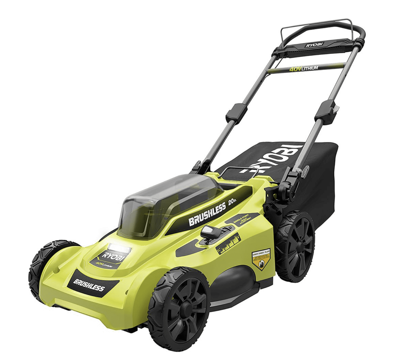 RY401110-Y for sale online Ryobi 40v Battery and Charger for Walk Behind Push Lawn Mower 