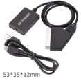 thumbnail image 2 of Adaptador de audio y vídeo portátil Compatible con HDMI a Scart Converter 720P / 1080P, 2 of 6