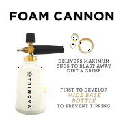 TriNova Foam Cannon for Pressure Washer - Original Wide Neck, Wide Base Heavy Duty Foam Gun for Detailing