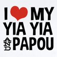 thumbnail image 2 of CafePress - I Love My Yia Yia And Papou Infant Bodysuit - Baby Light Bodysuit, Size Newborn - 24 Months, 2 of 4