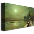 thumbnail image 2 of Trademark Fine Art "Reflections On The Thames" Canvas Wall Art by John Atkinson Grimshaw, 2 of 2