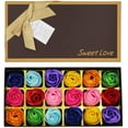 TIIFSWHS Gift Boxes For Girls Contain 18 Kinds Of bath Soaps With Rose