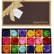 thumbnail image 4 of Set de regalo de jabón de baño con pétalos de rosa | 18 Jabones Perfumados en Forma de Flor | Barras de jabón decorativas de rosa fragante | Seguro para alimentos | Caja de regalo | 9 x 4.5 x 1.5, 4 of 6