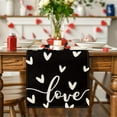 thumbnail image 4 of YIMWNYI Heart Table Flag Valentine's Day Decoration - Colorful Flax Table Runner for Dining Table, Wedding, Anniversary, Living Room, and Coffee Table (4 Sizes Available), 4 of 6