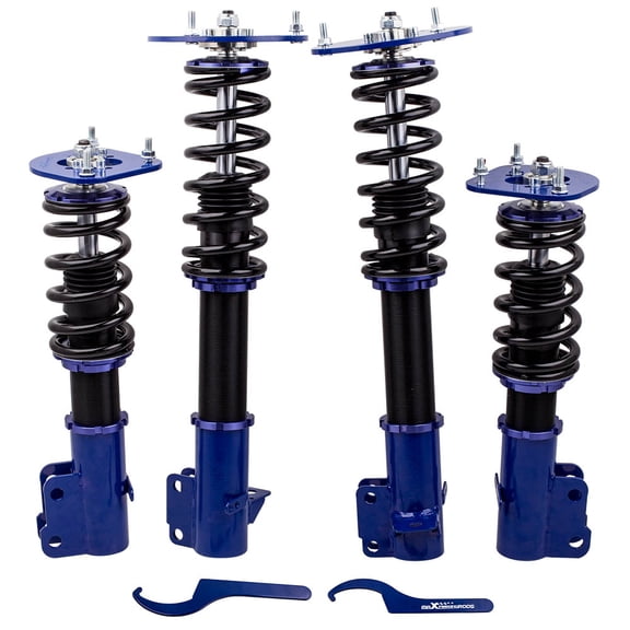 MaXpeedingrods Coilovers for Dodge Neon 2000-2005, for Chrysler Neon 2000-2002, Height Adjustable Coilovers Suspension Kit, Preset Damping Shock Absorber Struts,Lowering Kit, Blue