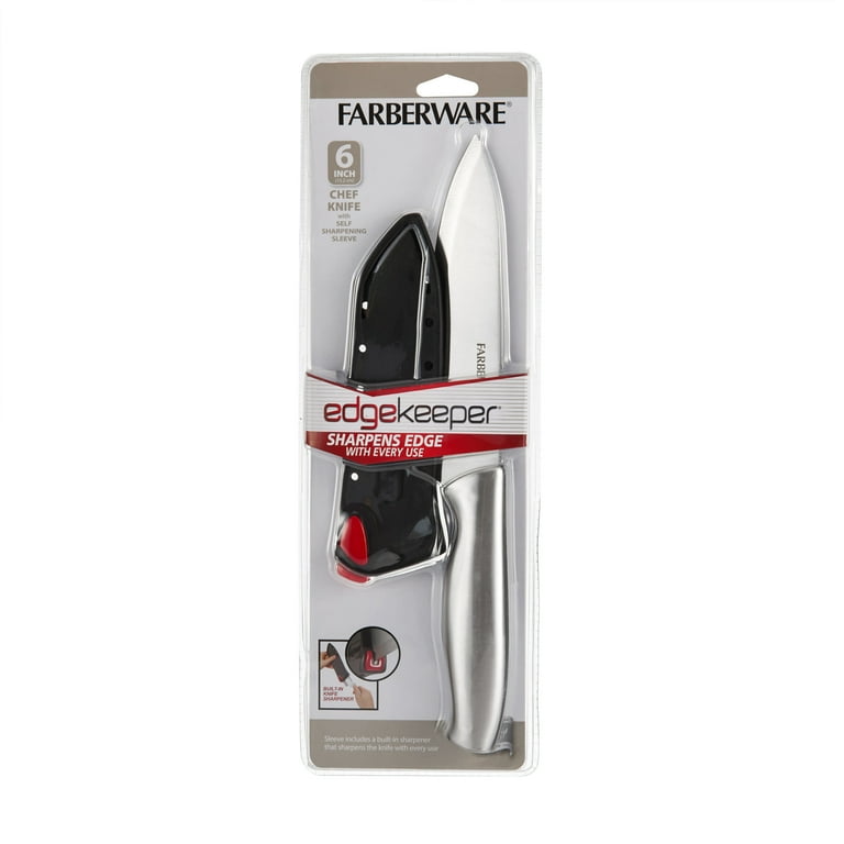 Farberware 6-inch Chef Knife with Edgekeeper Self Sharpening