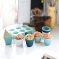 thumbnail image 4 of Reusable Silicone Baking Cups - Pack of 12 | Dishwasher Safe, 4 of 6