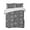 Dark Gray, variant on Quilts Full Size Bedding Set, Tiger Deer Lightweight Quilted Comforter, Farmhouse Vintage Forest Trees Animals Soft Reversible Bedspread Coverlet with Pillow Covers for All Season, 78" x 90"