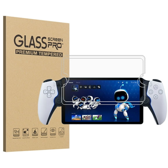 KIQ for Sony PlayStation Portal Remote 2-Pack Regular Tempered Glass Screen Protector