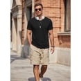 thumbnail image 5 of RICHCOIN Mens T Shirt Short Sleeve Crewneck Casual Color Block Summer Tops, 5 of 7