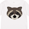 thumbnail image 4 of Inktastic Raccoon Animal Face Boys or Girls Long Sleeve Toddler T-Shirt, 4 of 5