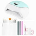 thumbnail image 1 of dodocool 120W Nail Lamp LCD Display Time Settable Quick Drying for Nails Toes DIY Mainicure Tools Set, 1 of 1